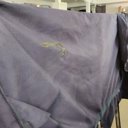 Blått vintertäcke 135 cm ca 150 g