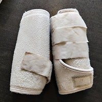 Vita arbetsdamasker SMALL