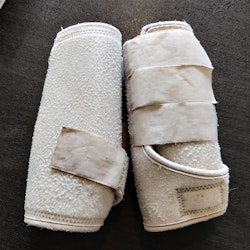 Vita arbetsdamasker SMALL