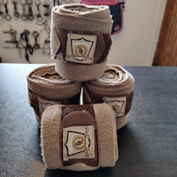 4 ljusbruna fleecelindor