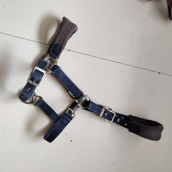 Blå/grå fodrad grimma PONNY