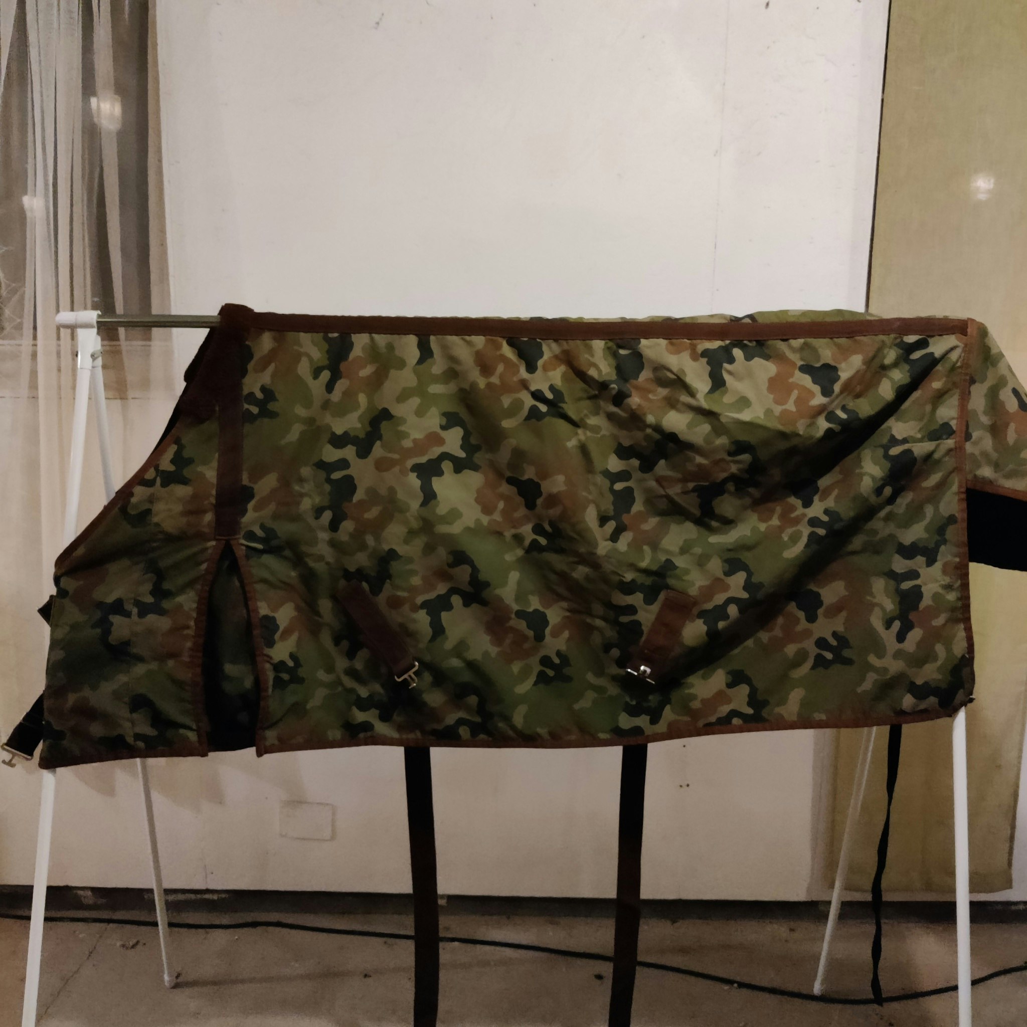 Regntäcke med fleecefoder 125 cm Mustang