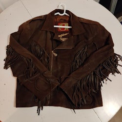 Mockajacka med fransar Western strl 52 (herr) Alex Giovanni