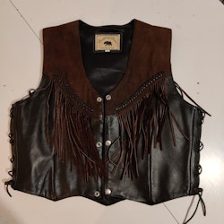 Skinnväst med fransar Western Running Bear XXL