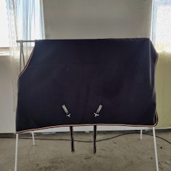Grått tjockt fleecetäcke 145 cm Horseware Rambo