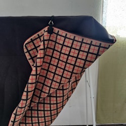 Grått tjockt fleecetäcke 145 cm Horseware Rambo