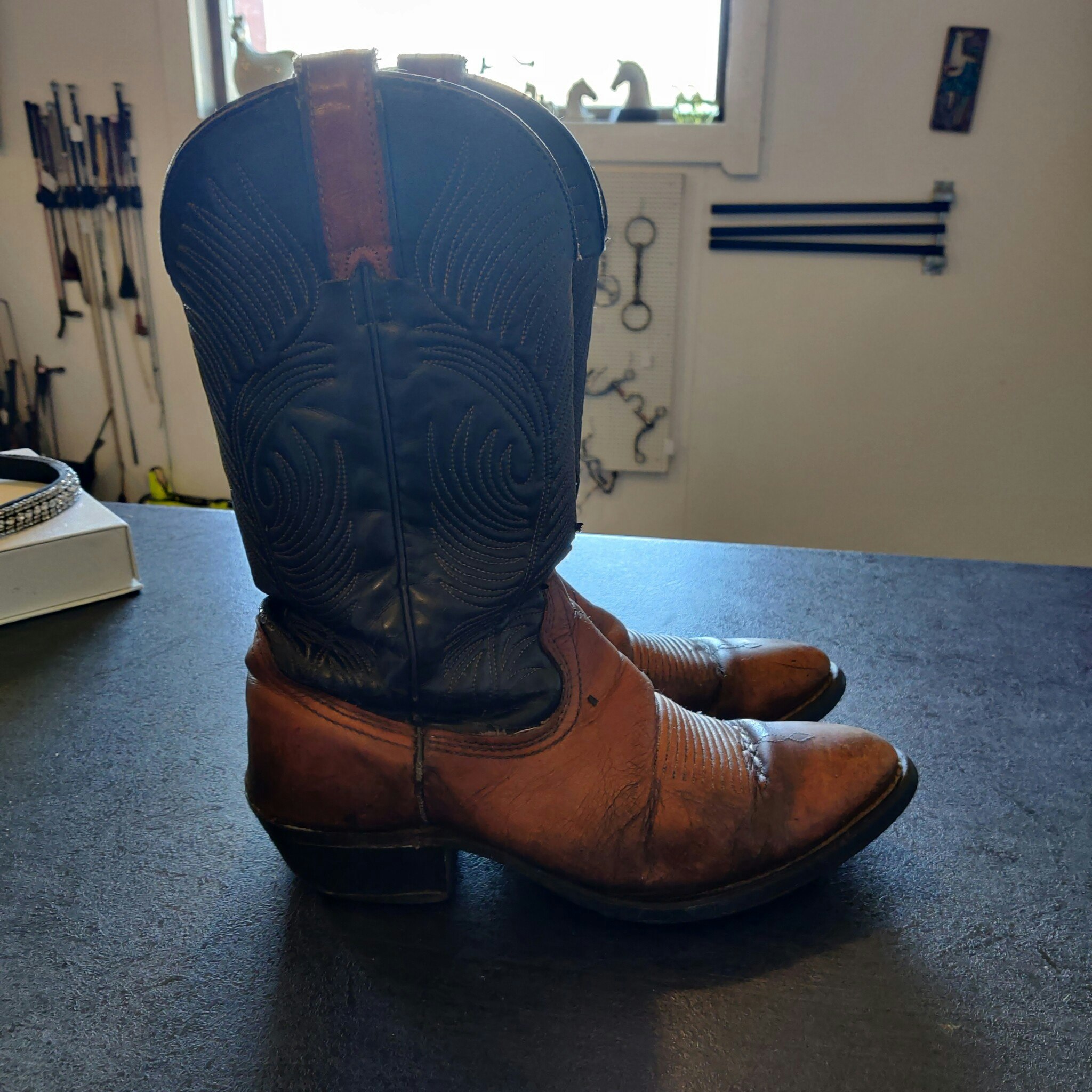 Bruna westernboots storlek 9 Wrangler