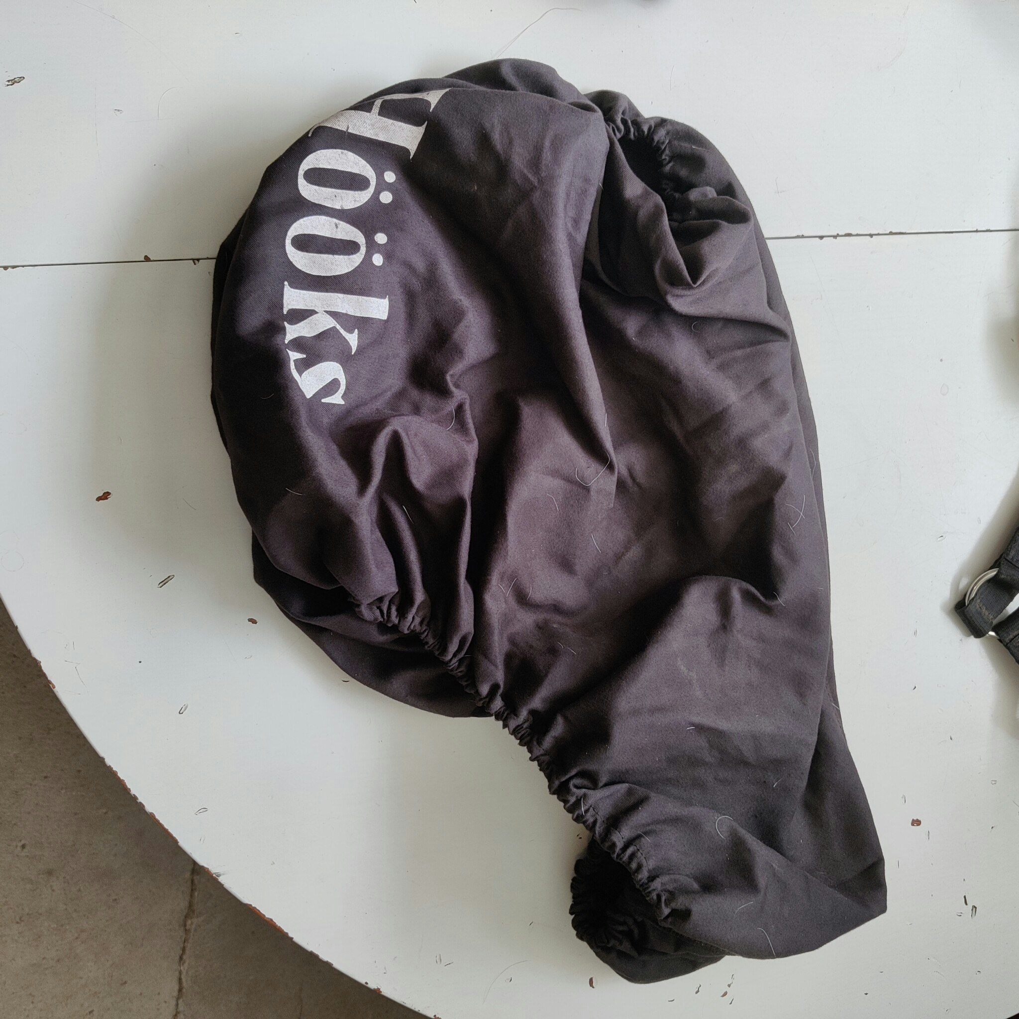 Svart sadelöverdrag Hööks