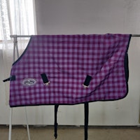 Rutigt regntäcke Riding House 95 cm 0 g