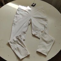 Vita ridtights med helgrip Equipage Ariel XL
