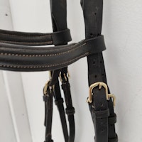 Svart träns med pullargrimma FULL