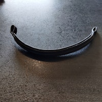 Svart pannband PONNY