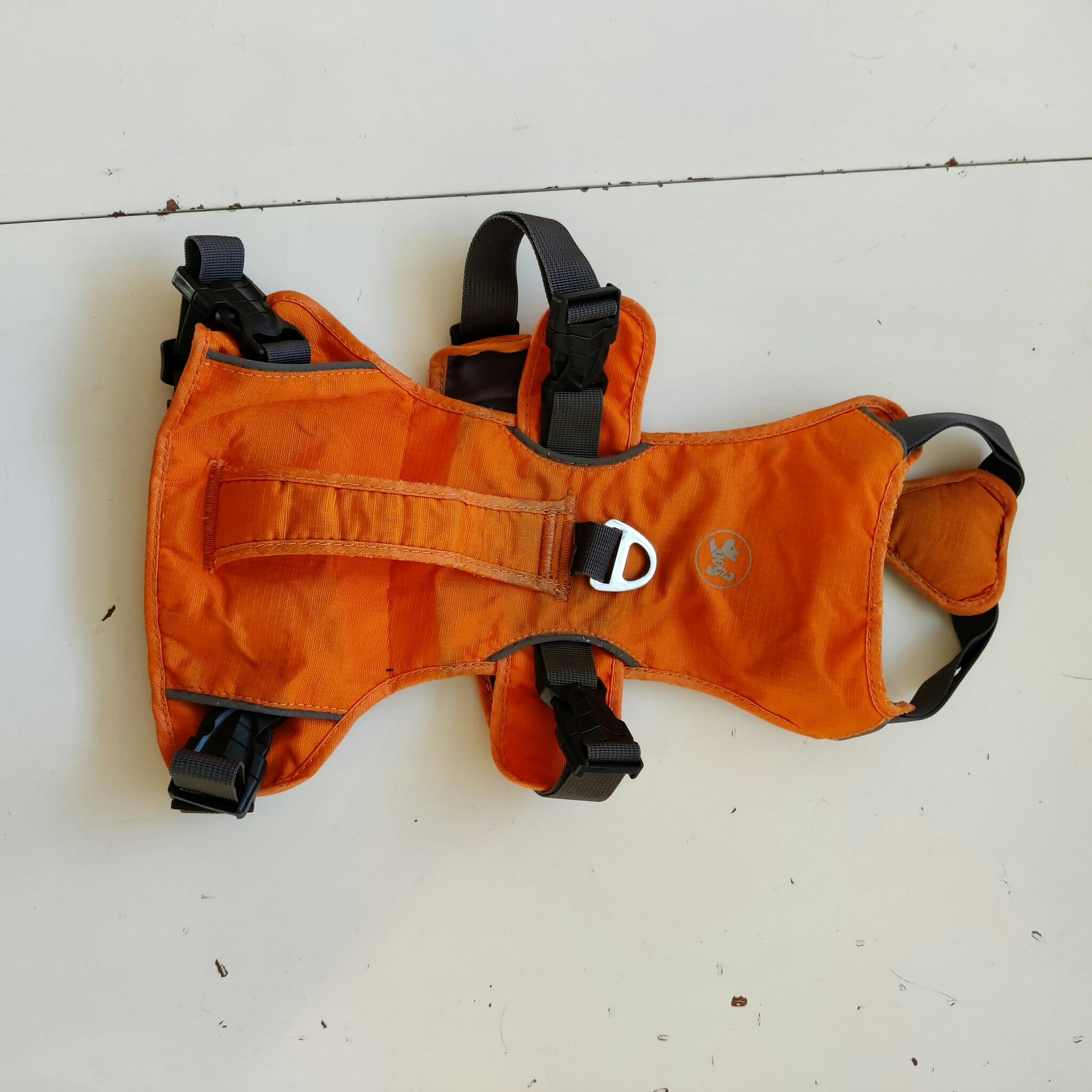 Orange hundsele