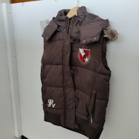Brun tjockare väst HV POLO storlek S/M