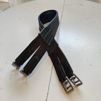 Svart sadelgjord 110 cm