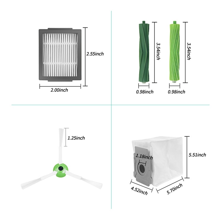 iRobot Roomba tilbehørspakke til  i7 i3 i6 i8 j7