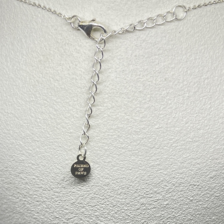PAW NECKLACE SILVER