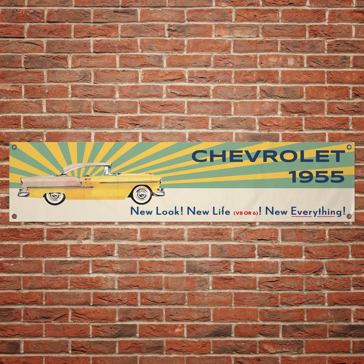 Banderoll retro Chevrolet