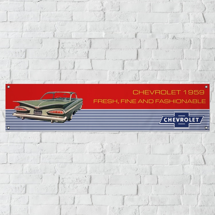 Banderoll retro Chevrolet