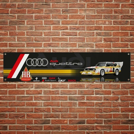 Audi Quattro Banderoll