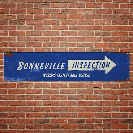 Bonneville "Inspection" Banderoll