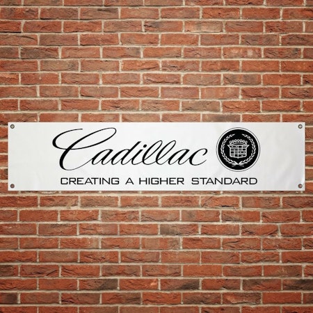 Cadillac White Banderoll