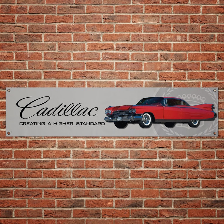 Banderoll retro Cadillac