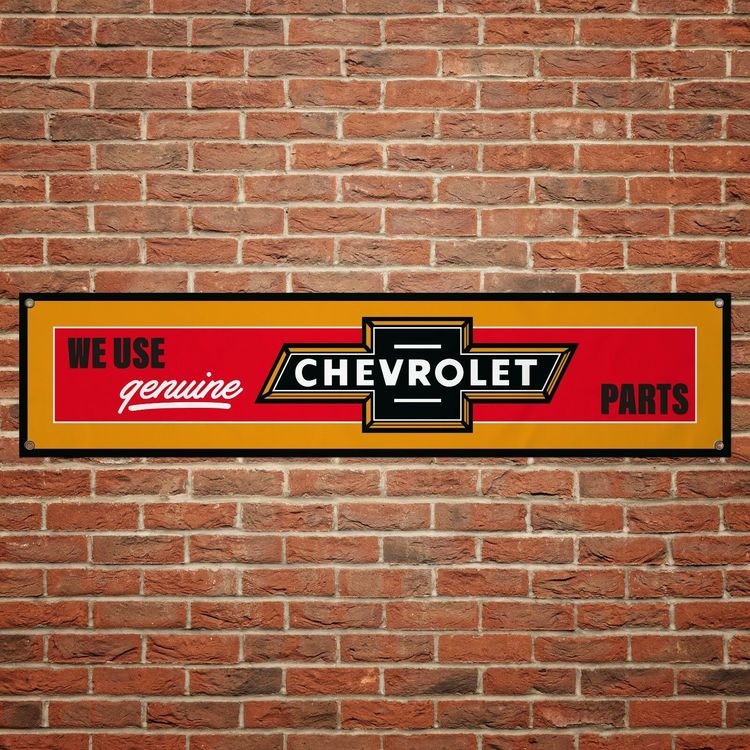 Banderoll retro Chevrolet