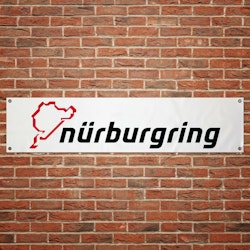 Nurburg Ring white Banderoll