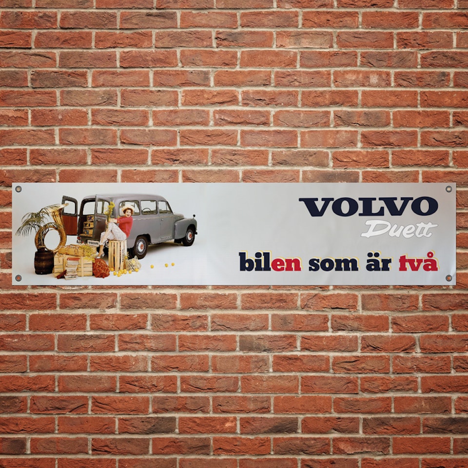 Banderoll retro Volvo