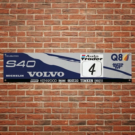 Volvo S40 Racing Banderoll