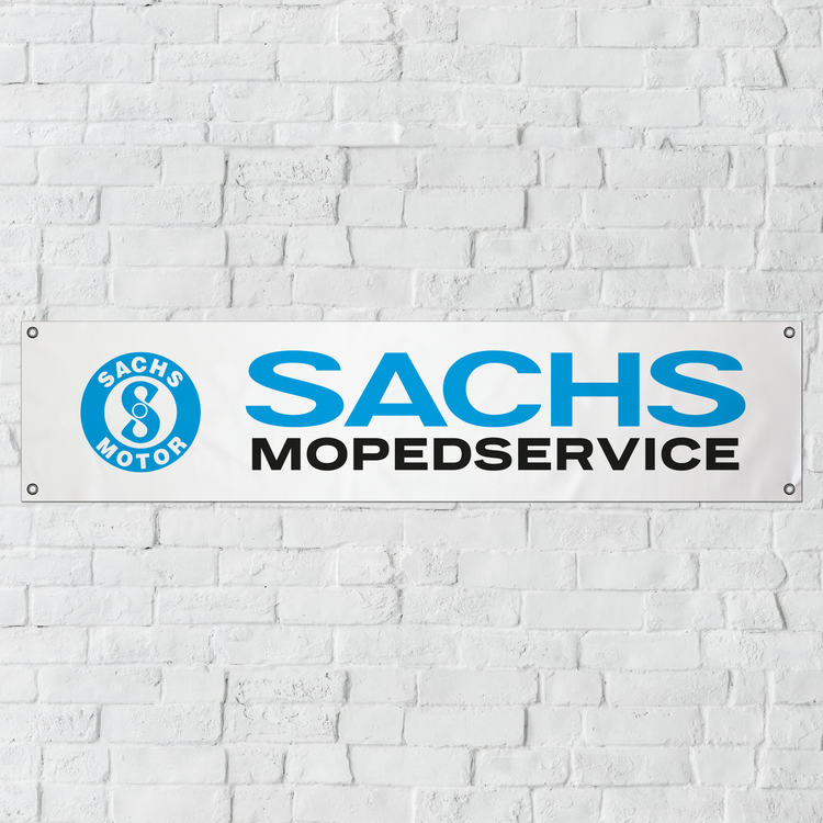 Sachs Mopedservice Banderoll