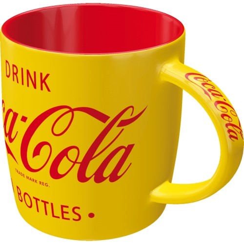 Kaffemugg med tryck coca cola