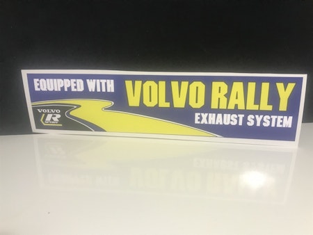 Volvo R-sports "Rally Exhaust" Dekal