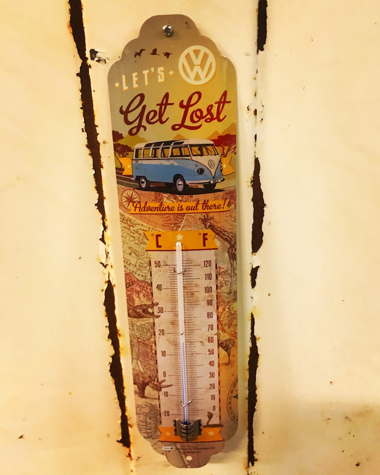 Vw "Get lost" Termometer
