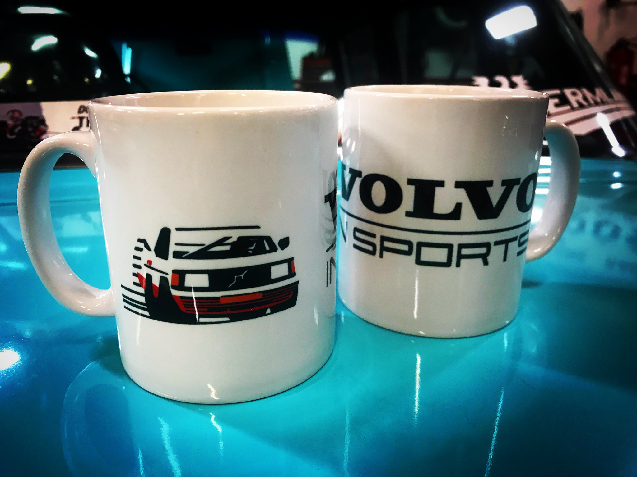 Volvo in Sports Kaffe-mugg