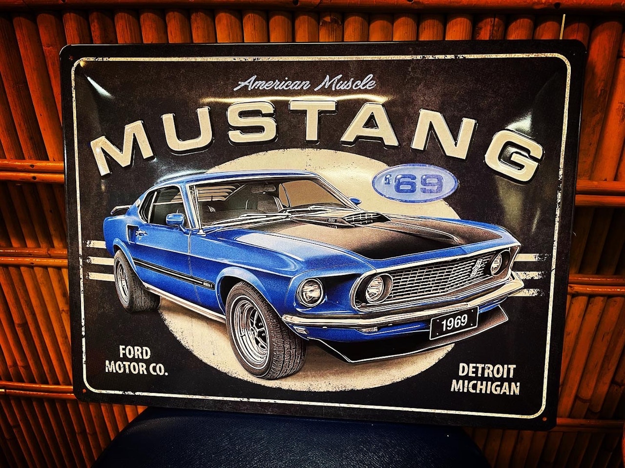 Ford Mustang 1969 Plåtskylt