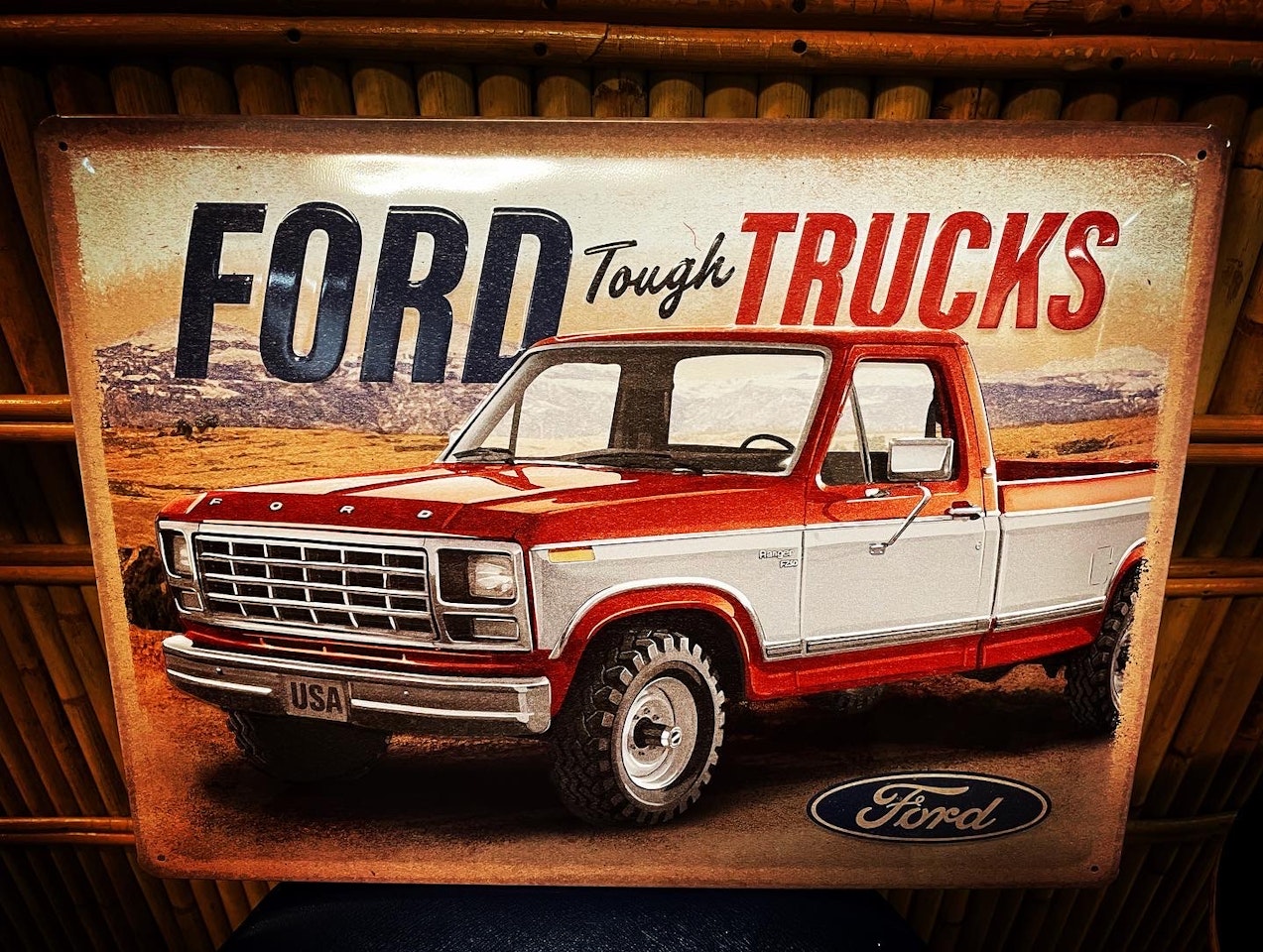 Ford "Tough" Trucks  Plåtskylt