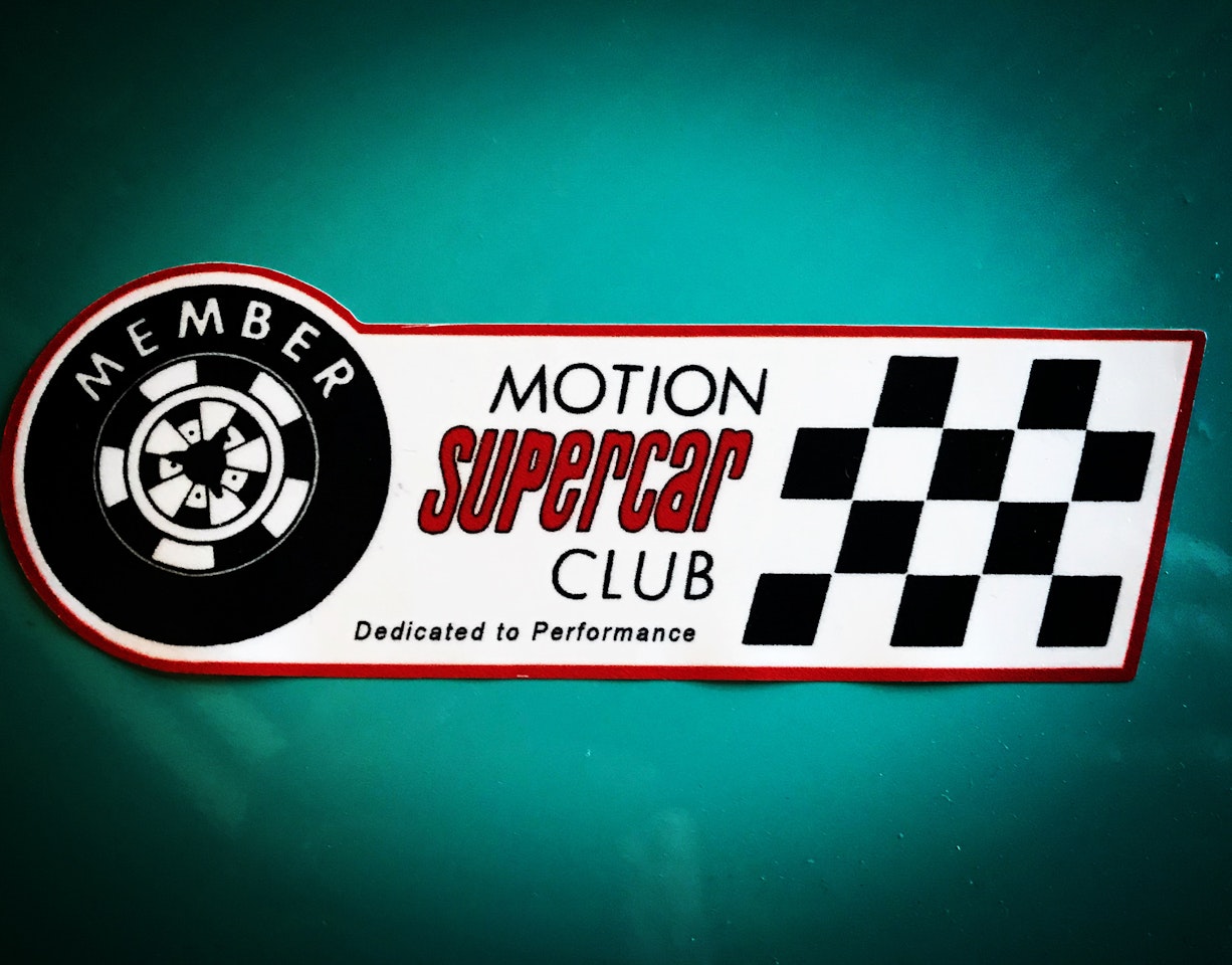 Motion Supercar Club dekal
