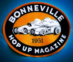 Bonneville Hop Up Magazine dekal