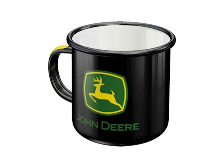 John Deere Emalj  Kaffe-mugg