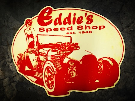 Eddies Speed Shop Dekal