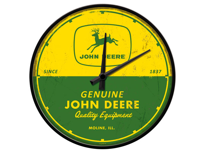 Väggklocka John Deere Quality Equipment