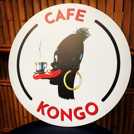 Café Kongo skylt
