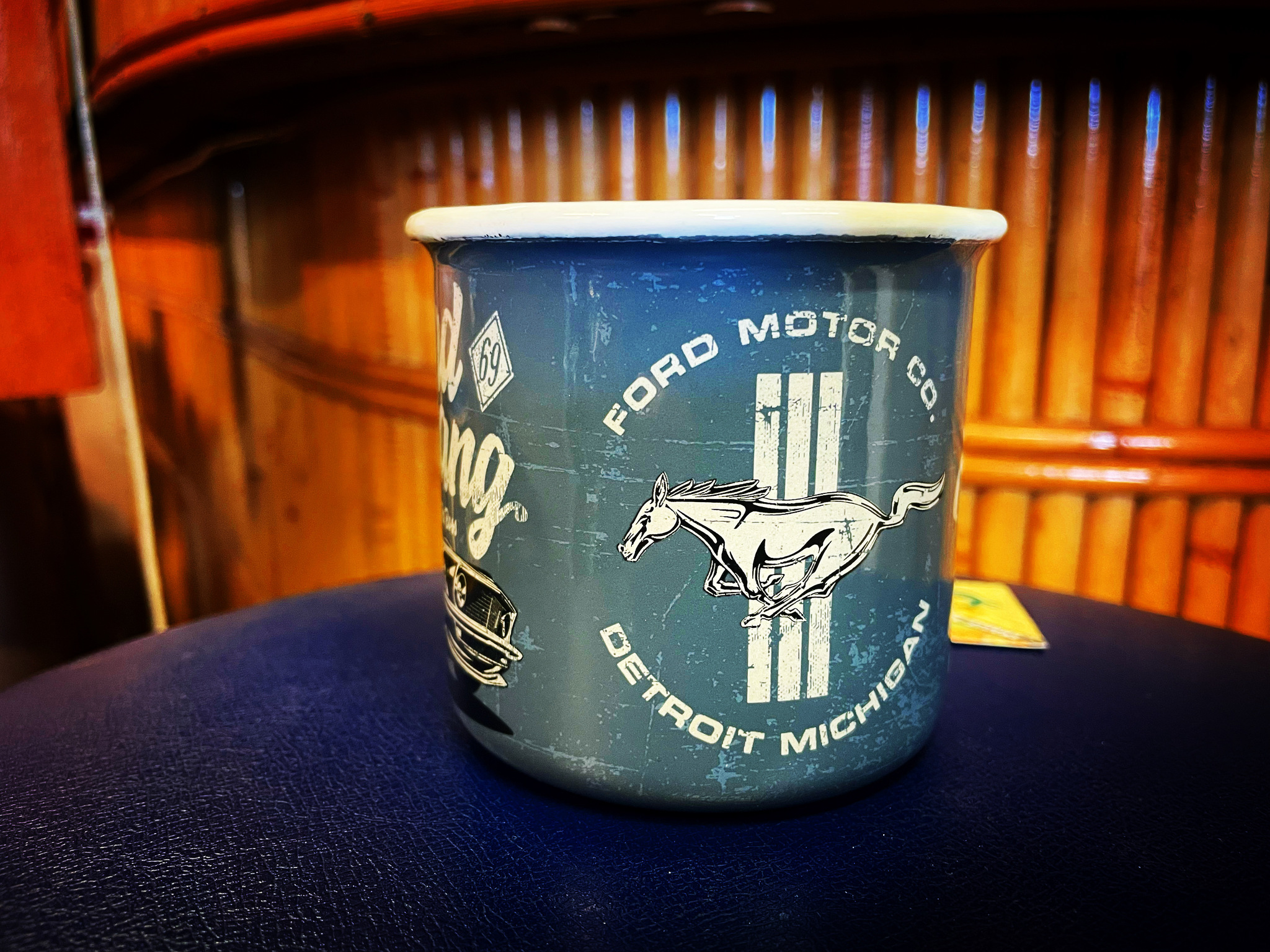 Ford Mustang Kaffe-mugg  Emalj