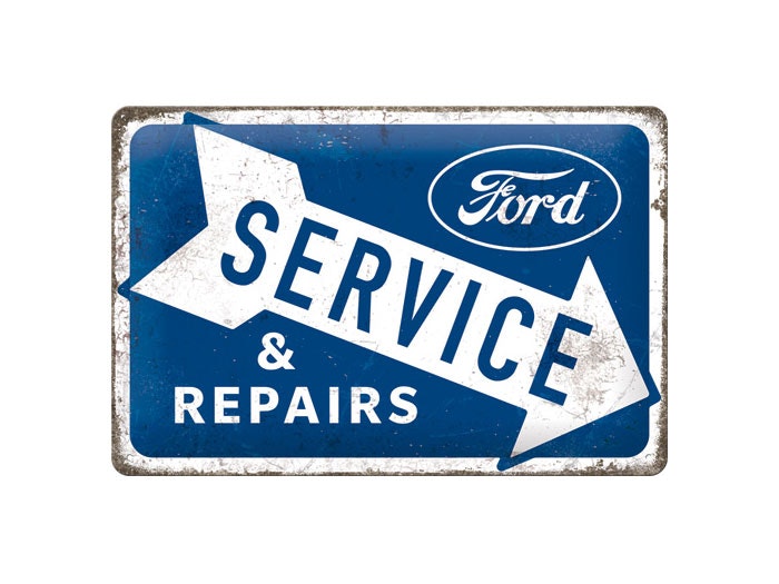 Ford Service Plåtskylt