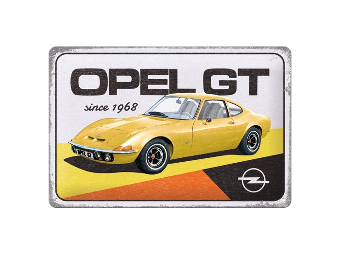 Opel GT Plåtskylt