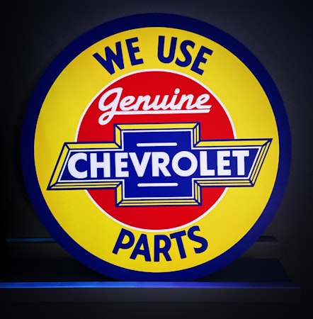 Chevrolet Genuine Parts Skylt