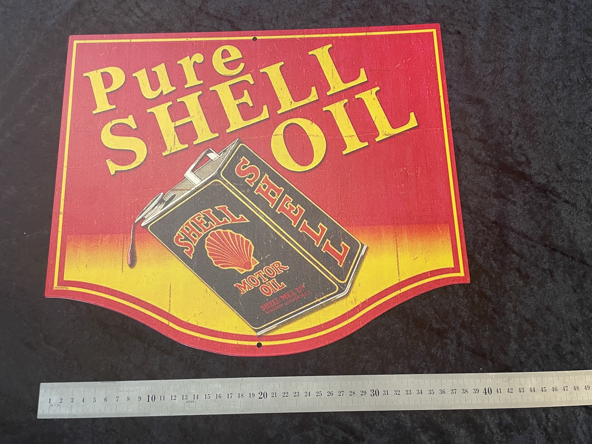 Pure Shell Oil Plåtskylt