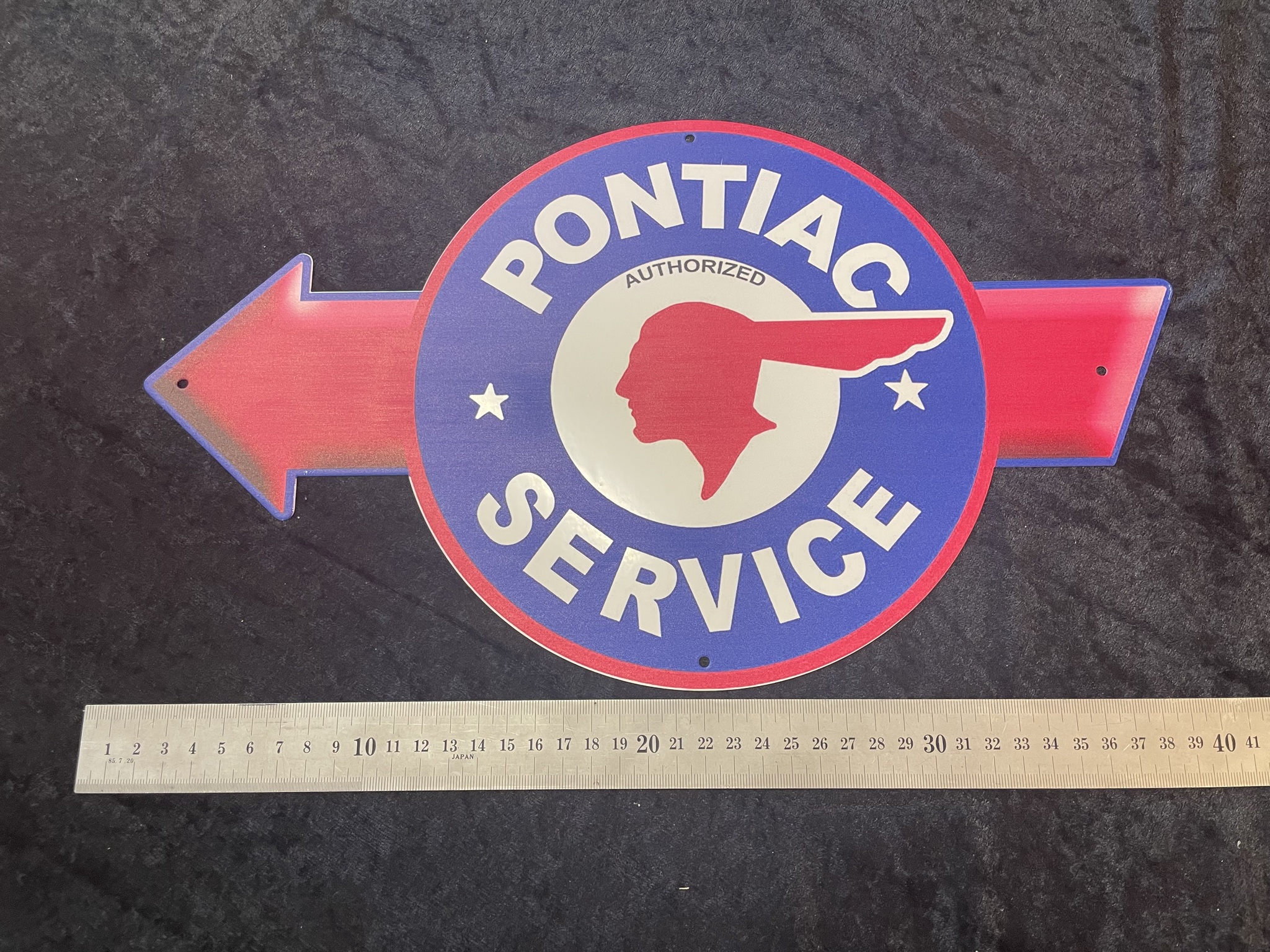 Pontiac Service Plåtskylt
